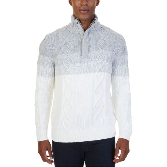 Nautica Mens Diamond Knit Pullover Sweater NWT